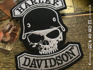 Harley ตัวรีดติดเสื้อ อาร์มรีด อาร์มปัก ตกแต่งเสื้อผ้า หมวก กระเป๋า แจ๊คเก็ตยีนส์ Racing Embroidered Iron on Patch 2