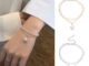 กำไลแฟชั่น สองชั้น สร้อยข้อมือแฟชั่น สําหรับผู้หญิง(A14-01-8)
