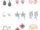 ต่างหูเงินบริสุทธิ์ 925 สไตล์เกาหลีสําหรับผู้หญิง Ed009