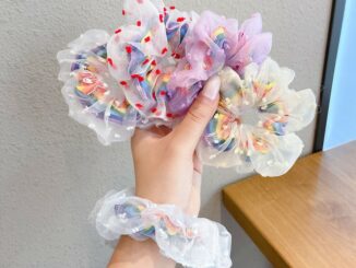 มาใหม่หลายรุ่น!! ยางรัดผมโดนัทเรนโบว์ สายรุ้ง ยางรัดผมโดนัท ชีฟองยางมัดผมเกาหลี โบว์โดนัท ที่คาดผมเกาหลี