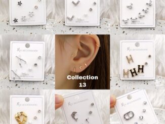 WFH |13| โลมา ต่างหู set 3 คู่ Cute earrings everyday look