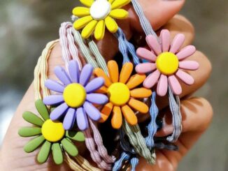ยางรัดผม ดอกเดซี่ พร้อมส่ง