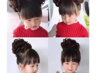 ❤️ดังโงะมวยฟูผมยุ่ง❤️แบบยางมัดผม1คู่❤️