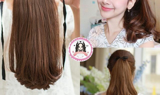 ผมผูก hairpiece งุ้มสั้น รุ่น P12