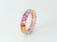 Rainbow Oval Eternity ring แหวนรอบนิ้วสีรุ้ง