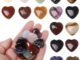 Forever จี้หินคริสตัล หินธรรมชาติ รูปหัวใจ สําหรับทําเครื่องประดับ แฮนด์เมด DIY