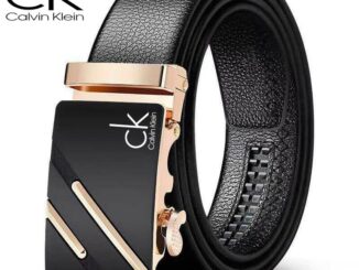 Calvin Klein Belt-Leather CK เข็มขัดหนังแท้ ชุดgiftsetพร้อมกล่อง+ถูงหิ้ว