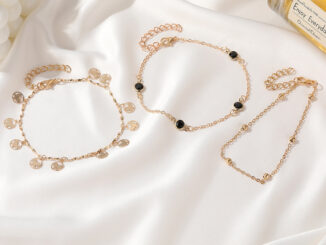 สร้อยข้อเท้าผีเสื้อแบบหลายชั้นที่สร้างสรรค์ในยุโรปและอเมริกา