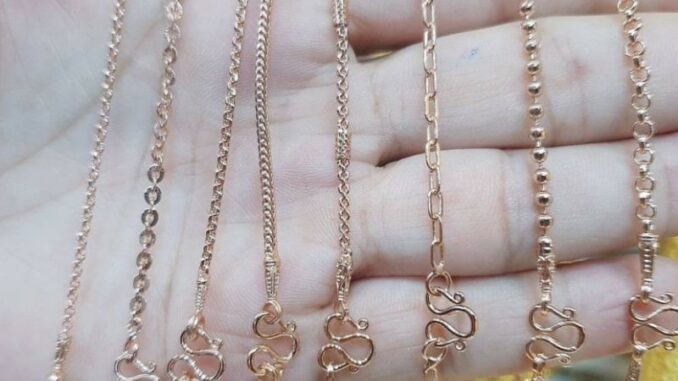 สร้อยคอชุปสีนาคของเด็ก งานสวยเหมือนแท้ใส่ติดตัวได้ตลอด ไม่ลอกไม่ดำ สร้อยคอชุปสีนาคของเด็ก งานสวยเหมือนแท้ใส่ติดตัวได้ตลอด ไม่ลอกไม่ดำ