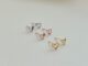 A.piece  ต่างหูเงินแท้ [all silver 925] heart stud earrings