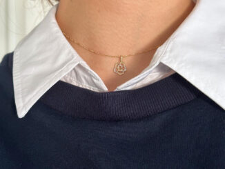 Gail's PFK246 camellia pendant