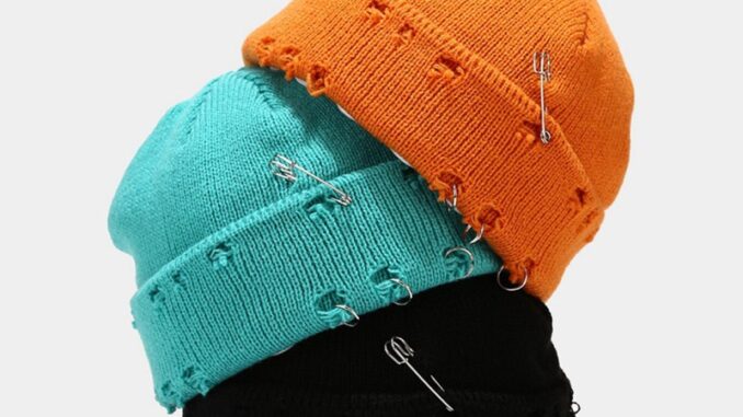 หมวกไหมพรมหมวกไหมพรมแบบยืดหยุ่นสไตล์วินเทจแฟชั่น Unisex