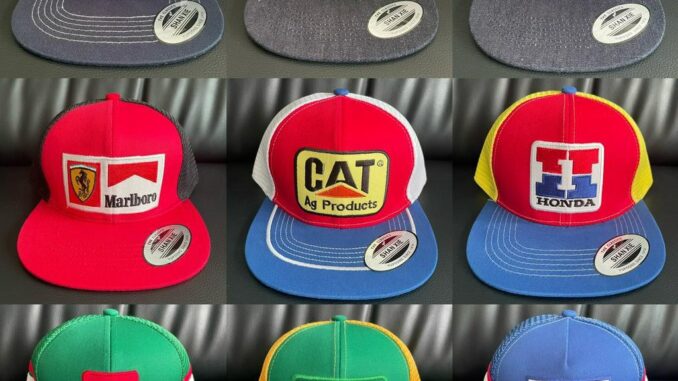 พร้อมส่ง หมวกกันแดด สไตล์วินเทจ สุดเท่ ลายเยอะมากๆ ของมันต้องมีน้าา