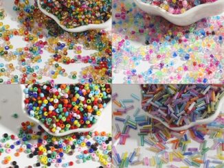 Nicebeads ลูกปัดคริสตัลหลากสี 2 มม . 300-1000 ชิ้นสําหรับทําเครื่องประดับแฮนด์เมด Diy