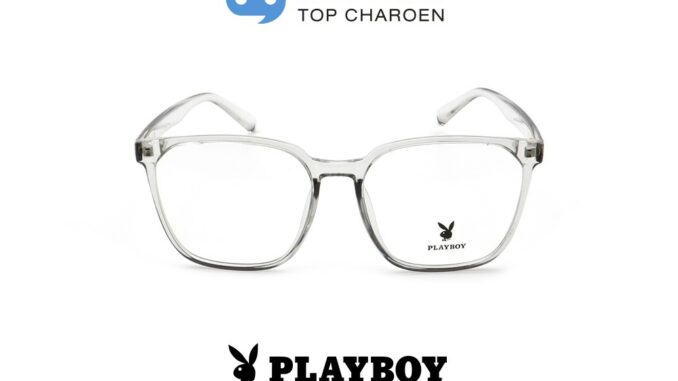 PLAYBOY แว่นสายตาทรงเหลี่ยม PB-35477-C21 size 58 By ท็อปเจริญ