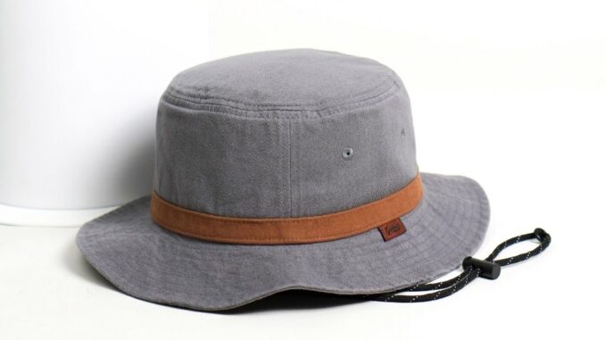 G007 Stone Grey หมวกเดินป่า สไตล์สตรีท งาน Cotton Washed ผ้านุ่ม สวย ระบายอากาศได้ดี ใส่สบาย