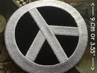Peace ตัวรีดติดเสื้อ อาร์มรีด อาร์มปัก ตกแต่งเสื้อผ้า หมวก กระเป๋า แจ๊คเก็ตยีนส์ Hippie Embroidered Iron on Patch