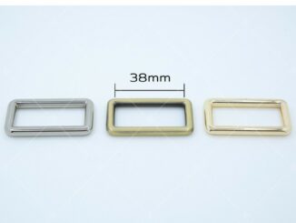 ปลีก/ส่ง (4ชิ้น) สี่่เหลี่ยม 3.8ซม. 4ชิ้น งานซิ้ง ชุบเกรดA ไม่ลอก ไม่ดำ (SR6033)