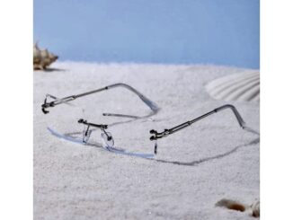 เเว่นตา เเว่นเเฟชั่นเลนส์ใสไร้กรอบทรงเหลี่ยม เเว่นไร้ขอบglasses[การันตีคุณภาพสินค้า]