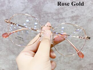 【Ready Stock】แว่นตากรอบโลหะทรงกลมป้องกันรังสีสไตล์เกาหลีสําหรับผู้หญิงและผู้ชาย