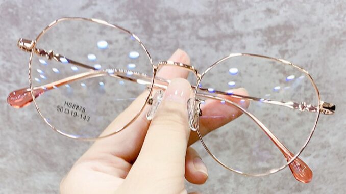 【Ready Stock】แว่นตากรอบโลหะทรงกลมป้องกันรังสีสไตล์เกาหลีสําหรับผู้หญิงและผู้ชาย