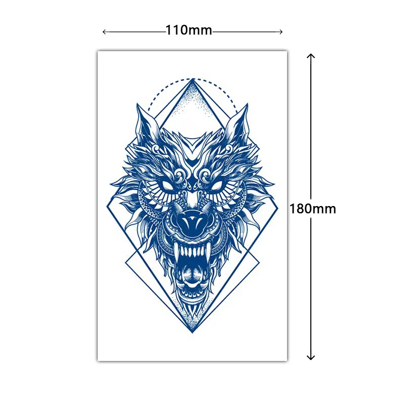 【COCO Magic tattoo】สติกเกอร์รอยสักชั่วคราว กึ่งถาวร กันน้ํา ติดทนนาน 15 วัน 18 ซม.*11 ซม.
