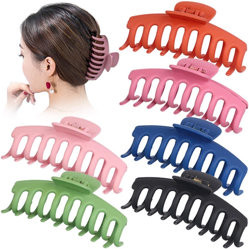 A125 กิ๊บหนีบผม กิ๊บรวบผม เก็บผมได้หมด สีด้าน พร้อมส่ง