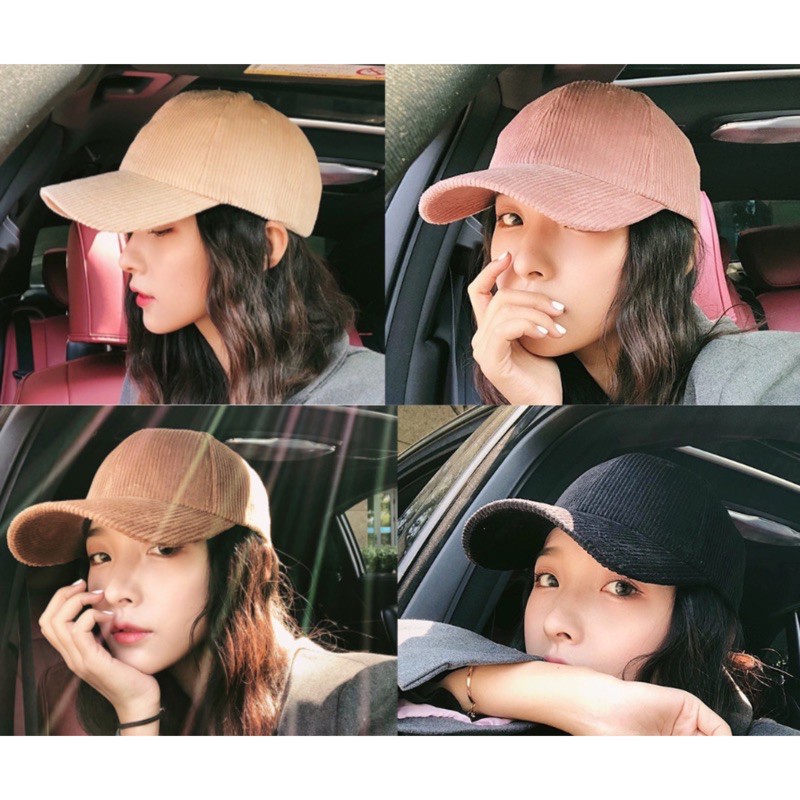 (AD) หมวกแก๊ป กันแดด ผ้าลูกฝูก