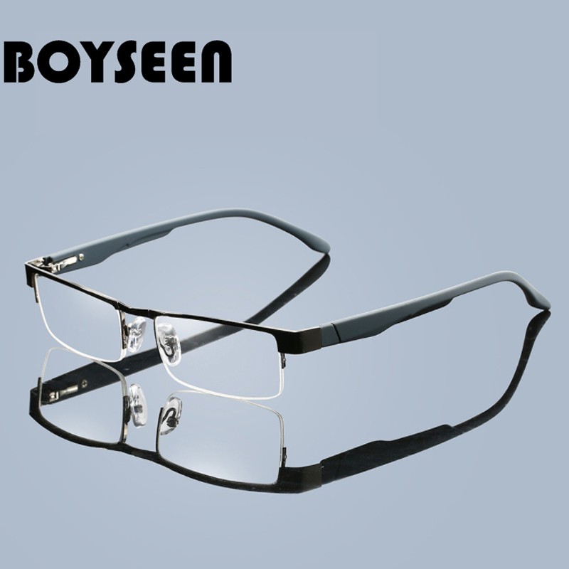 BOYSEEN แว่นตาอ่านหนังสือ โลหะ สายตายาว 1.0 ถึง 4.0 131