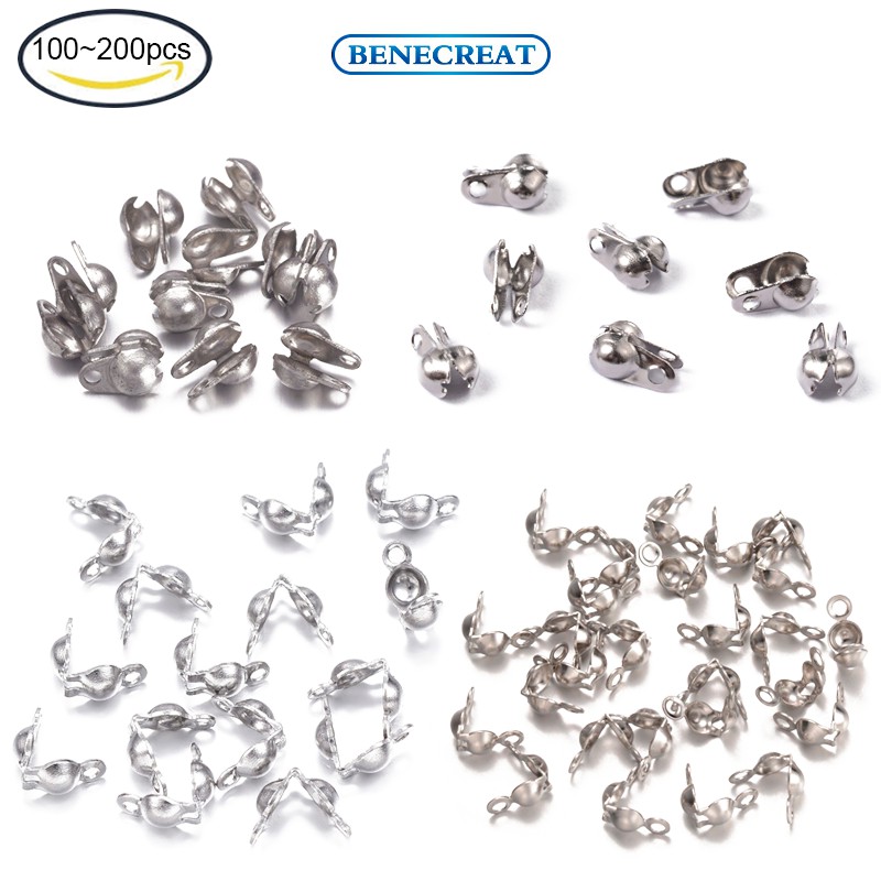 Benecreat 200 - 2000 ชิ้น 304 อุปกรณ์สแตนเลสสําหรับใช้ในการทําเครื่องประดับ