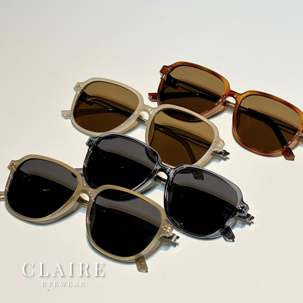 CLAIRE : (CF) แว่นกันแดด รุ่น Caffé แว่นกันแดด แว่นขับรถ