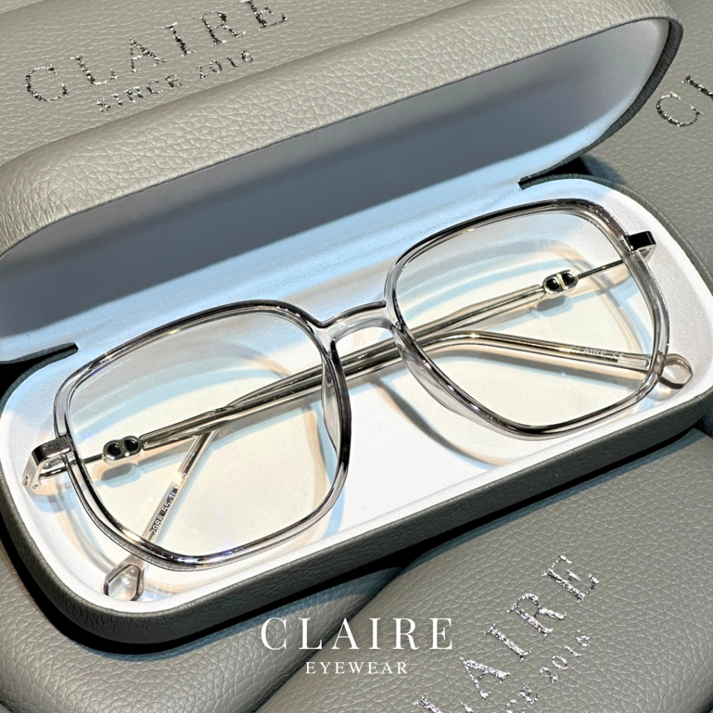 CLAIRE : (LD) แว่นสายตาสั้น รุ่น Lady สวยฉ่ำมากก หน้าใหญ่ใส่ปังสุด