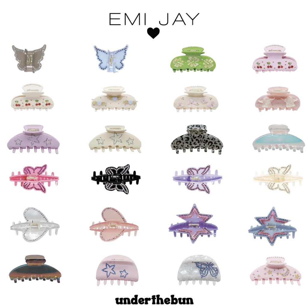 CLEARANCE SALE emi jay - hair clip (พร้อมส่ง) emijay คลิปหนีบผม
