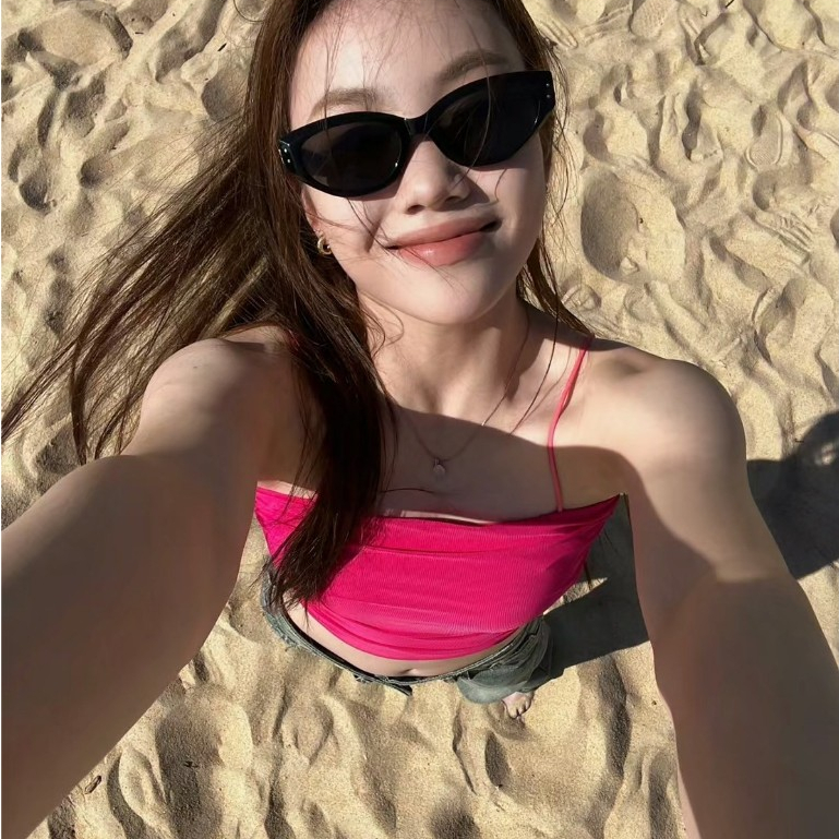 Cateye Sunglasses แว่นตากันแดดแฟชั่น ทรงเก๋ มีหลายสีนะคะ