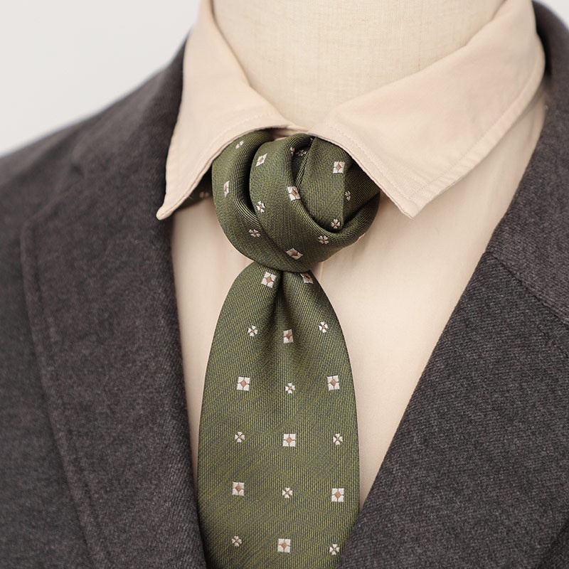 Chunyi Green Gentleman เนคไท 7/8 ซม. สไตล์เกาหลี เข้ากับทุกชุด สําหรับผู้ชาย