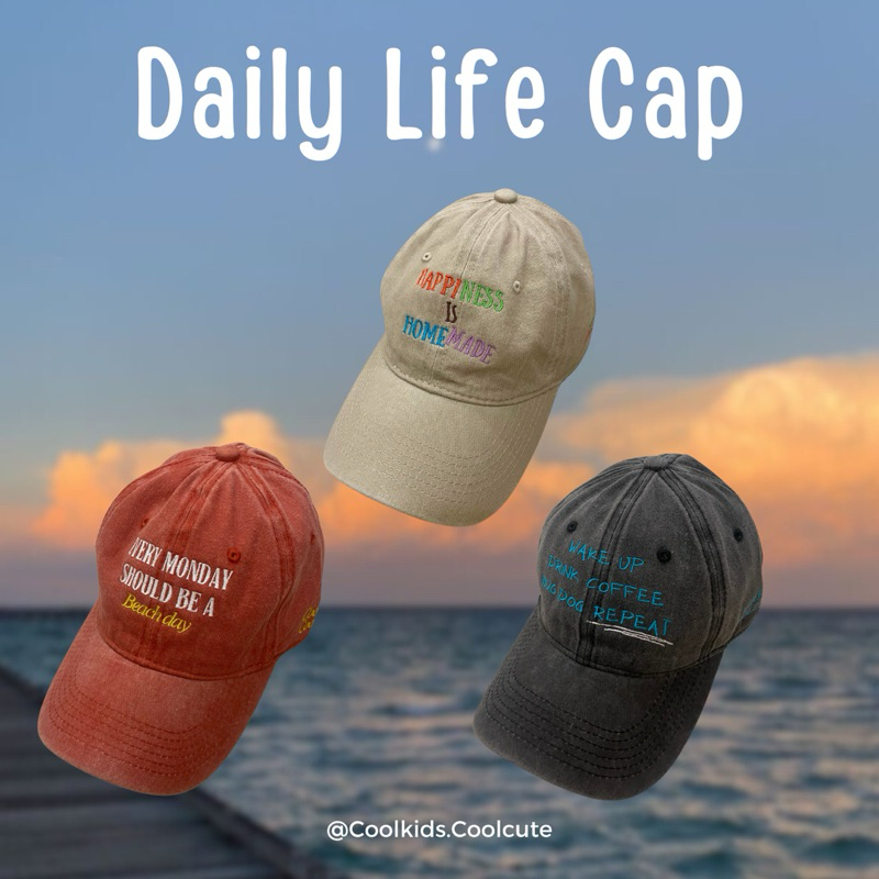 Coolkids.Coolcute | Daily Life Cap หมวกรุ่นใหม่ล่าสุด!