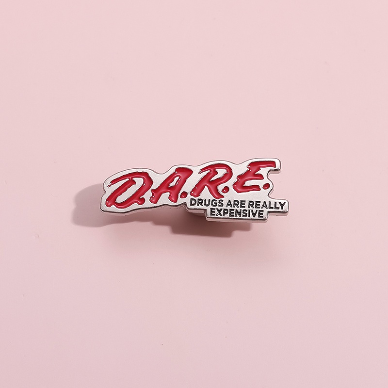 Dare เข็มกลัด รูปยาเสพติดตลก ราคาถูก สําหรับเป็นของขวัญ