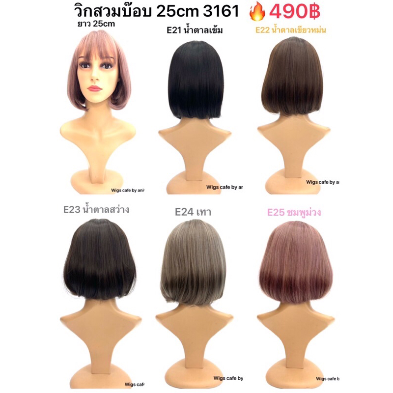 E21-E25 วิกเต็มศรีษะ รุ่น 3161-25cm.