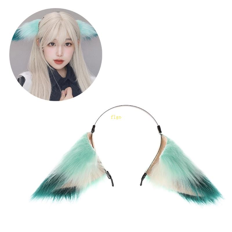 Flgo ที่คาดผมหูหมาป่า คอสเพลย์ แฮนด์เมด สําหรับปาร์ตี้ฮาโลวีน