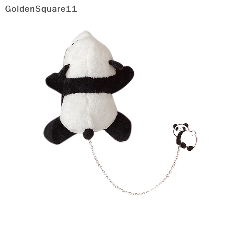 Goldensquare เข็มกลัด จี้ตุ๊กตาการ์ตูนแพนด้า สัตว์ เครื่องประดับ สําหรับผู้ชาย