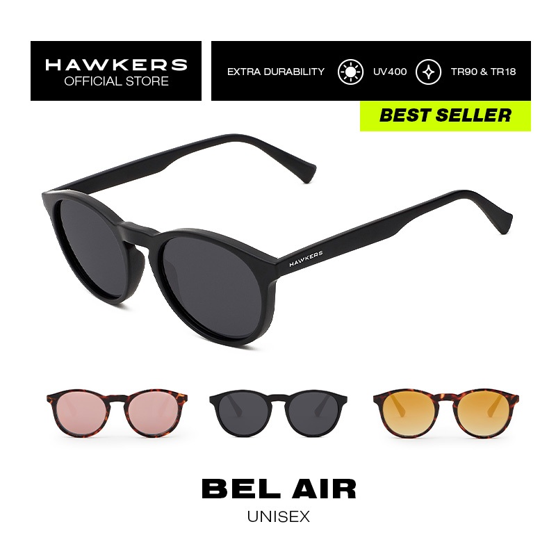 HAWKERS BEL AIR Sunglasses For Men And Women. Official Product Designed In Spain