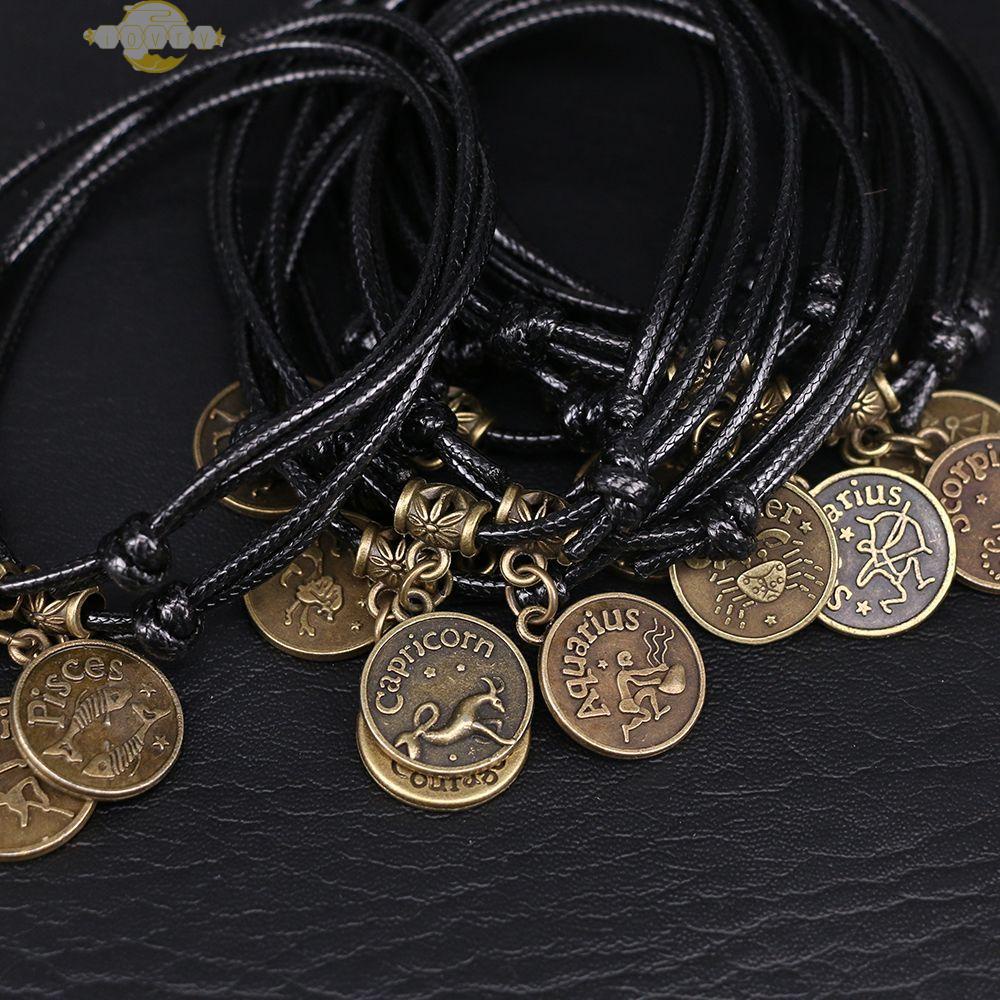 IVORY Ankle Chain 12 Constellations Men Foot Jewelry Anklet Beach Sandal Bracelet Fashion South Personality Foot Chain