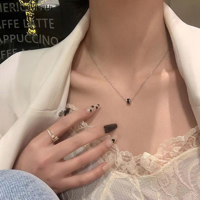 [JBTH] สร้อยคอโซ่ โลหะผสม จี้แฟชั่น เรียบง่าย ของขวัญแต่งงาน สําหรับผู้หญิง [JB]