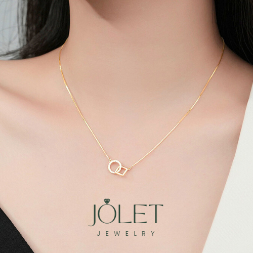 Jolet สร้อยคอ เงิน92.5 สร้อยแฟชั่นสไตล์เรียบหรู เหมาะกับทุกโอกาส