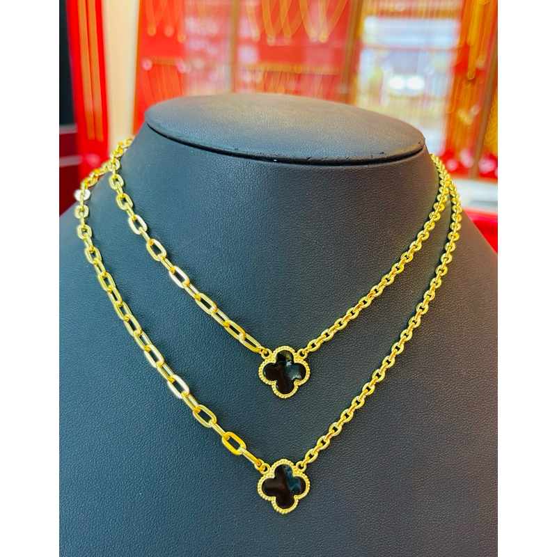 KMDGold สร้อยคอทอง2สลึง ลายแฟชั่น ทองแท้ พร้อมใบรับประกัน