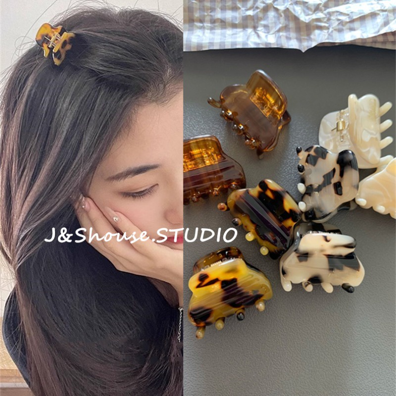 Kf683 มาใหม่ กิ๊บติดผม ขนาดเล็ก แฟชั่นเกาหลี อะซิเตท เรียบง่าย สง่างาม เครื่องประดับผม