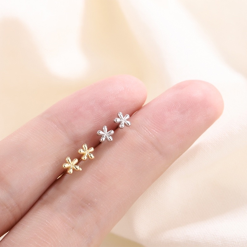 LLRB | ต่างหูเงินแท้ 925 ดอกไม้จิ๋ว 3 mm