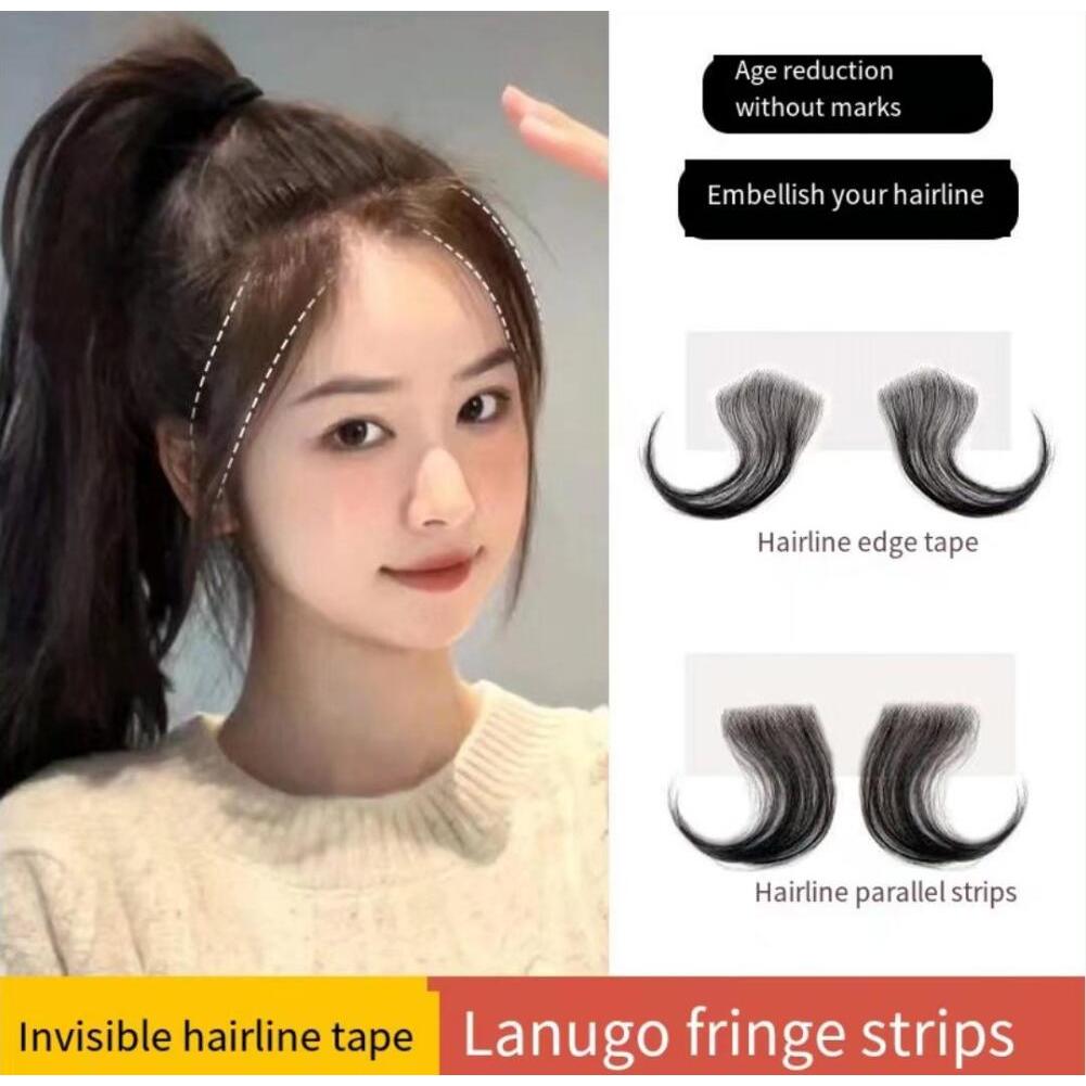 Lanugo แฮร์พีชผมปลอม ผมหน้าผาก แบบมองไม่เห็น ดูเป็นธรรมชาติ สําหรับผู้หญิง