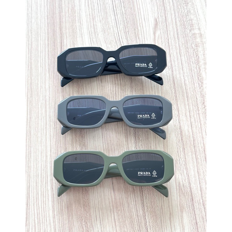 Like New Prada Green Gray Black