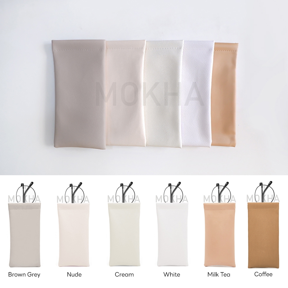MOKHA เคสใส่แว่น ซองหนัง กล่องแว่นตา (leather glasses case)